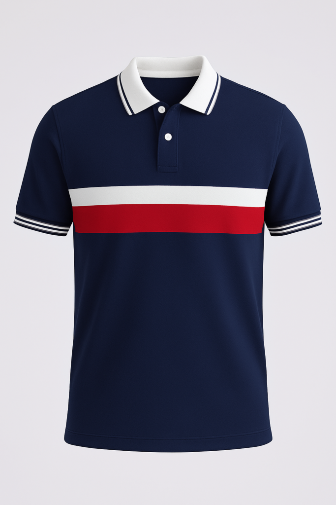 Blue Polo T Shirt