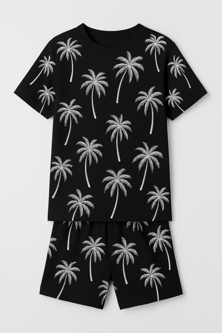 Boys black & white coords