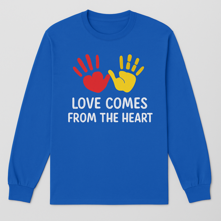 Printed Full Sleeve Blue