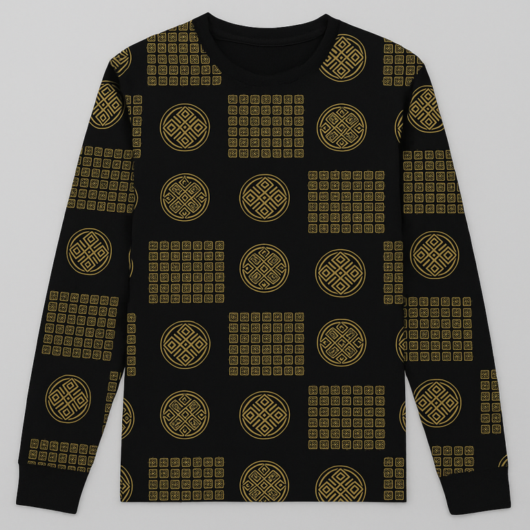 Printed Full Sleeve Gold